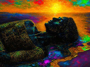 Rêve coloré sur la mer