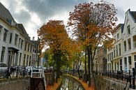 Zicht op de Nieuwegracht Utrecht van Menno Bausch thumbnail