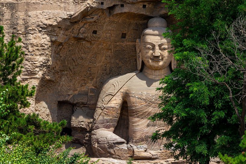 Die Buddhas der Yungang Grotten in China von Roland Brack