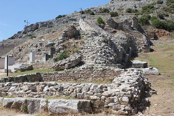 Ruinen und reste der Stadtmauer  von Philippi / Φίλιπποι (Daton) - Griechenland