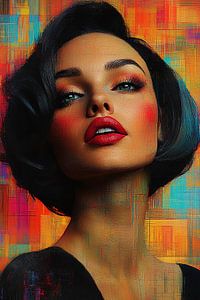 Stilvolle Pop Art Ikone