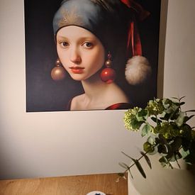 Kundenfoto: Xmas-Mädchen von Mirjam Duizendstra, als ArtFrame