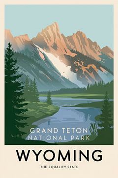 Wyoming van Poster Art Shop