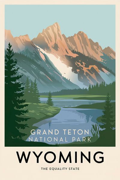 Wyoming van Poster Art Shop