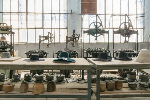 alte, verlassene Hutfabrik