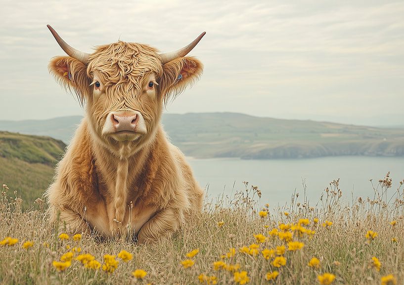 Highland Cow cow Scottish Cattle Scottish Highlander Highland cattle by Niklas Maximilian
