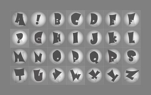 Alphabet No.4 Design 