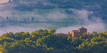 Een ochtend in Toscane van Henk Meijer Photography