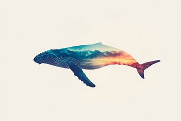Wale in der Natur von Poster Art Shop