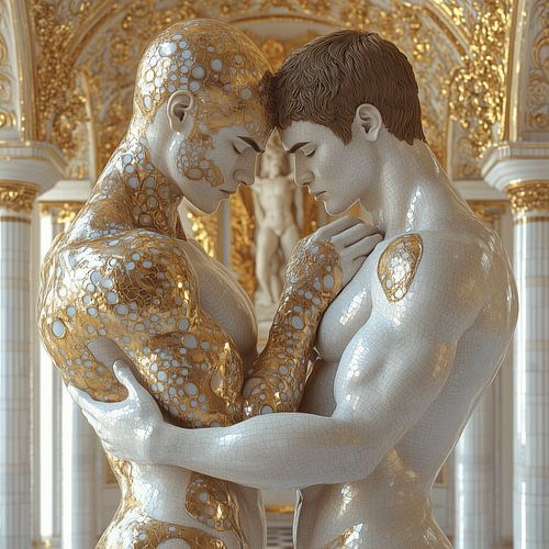 Mannelijke perfectie in steen gegoten