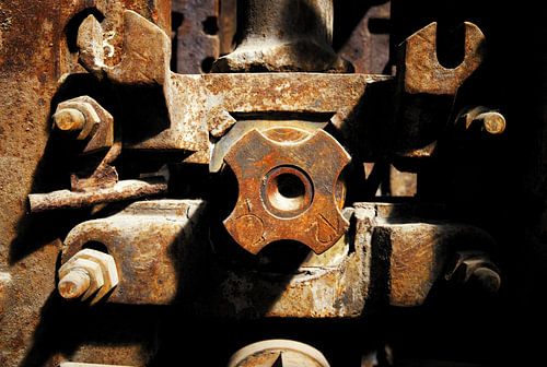 As-koppeling metalen motor
