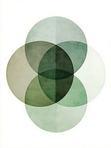 Formes rondes vertes