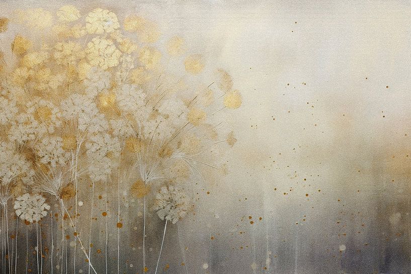 Golden flowers by Whale & Sons