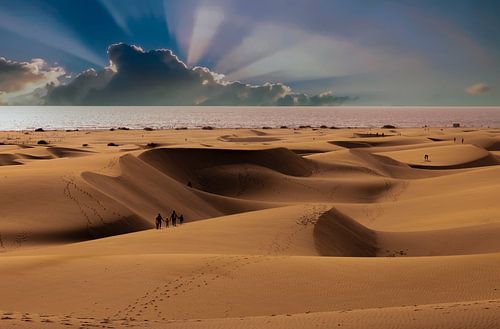Zandduinen Maspalomas, Gran Canaria, Spanje