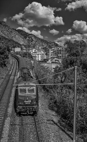 Train from Ventimiglia to Menton