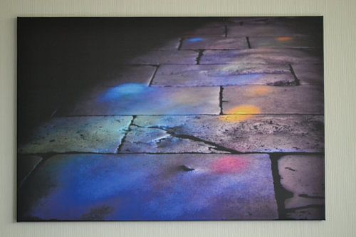 Kathedraalvloer in Bourges. 