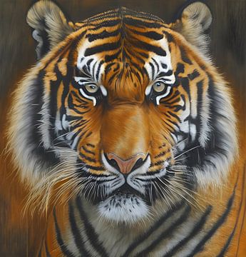 Tiger Portrait von AndersArt