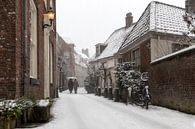 klassieke sneeuwfoto in de straatjes van Amersfoort von Dennisart Fotografie Miniaturansicht