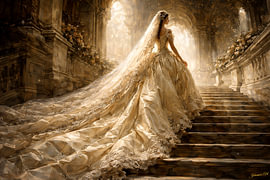 Glamour Art – Majestätischer Aufstieg von Johannas Art Creations
