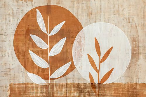 Formes modernes scandinaves et colorées