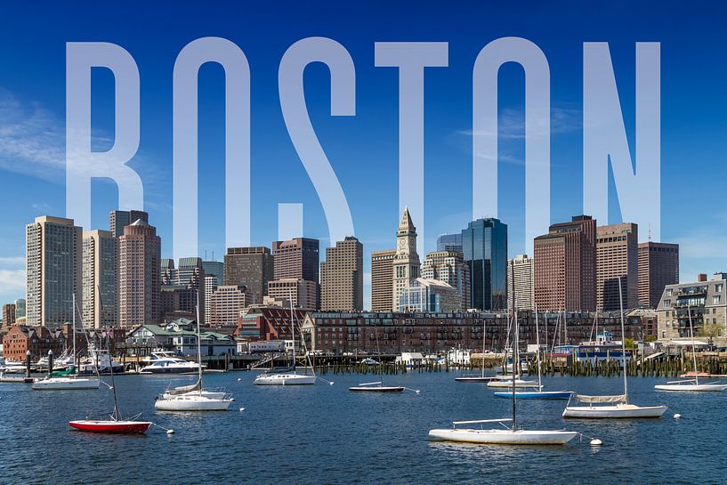 BOSTON Skyline par Melanie Viola