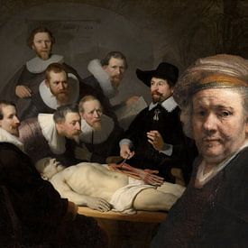 Rembrandt bezoekt de anatomische les van Eigenwijze Fotografie