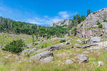 Verscholen natuur in Noorwegen