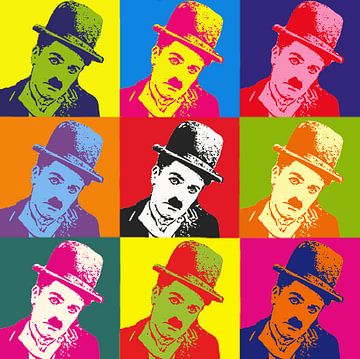 Charlie Chaplin Popart