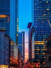 Zonsondergang in Frankfurt am Main