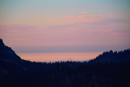 Mt. Baker ver in het noorden