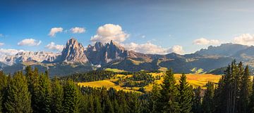 Seiser Alm en Sassolungo, Dolomieten van Stefano Orazzini