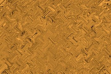 Gouden metallic abstractie 2. Modern abstract patroon van Dina Dankers