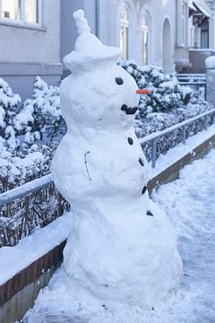 Sneeuwpop, Bremen, Duitsland, Europa