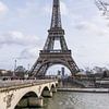 Eiffelturm an der Seine von Patrick Verhoef