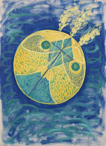 Group I, No. 7, Primordial Chaos (1906-1907) by Hilma af Klint