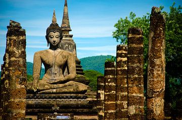 Boeddha, Sukothai (Thailand) van Olivier Van Acker