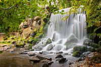 Waterfall in the Sonsbeek city park in Arnhem.