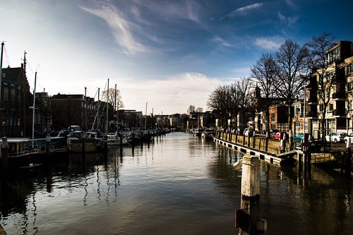Dordrecht, mooie Hollandse straat