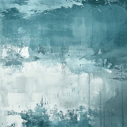 Türkis Abstrakt | Gelassener Türkistanz