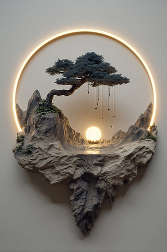 Bonsai on the rocks