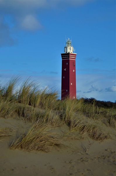 Leuchtturm bei Ouddorp an der Nordsee von Patricia Fotografie