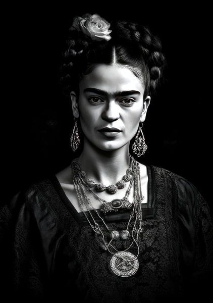 Frida Poster - Frida impression d'art par Niklas Maximilian