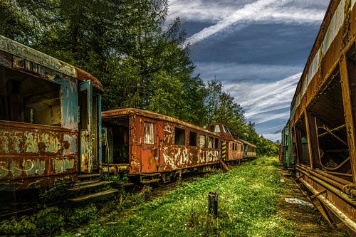 Verloren plaats Spoorweg in Bohemen