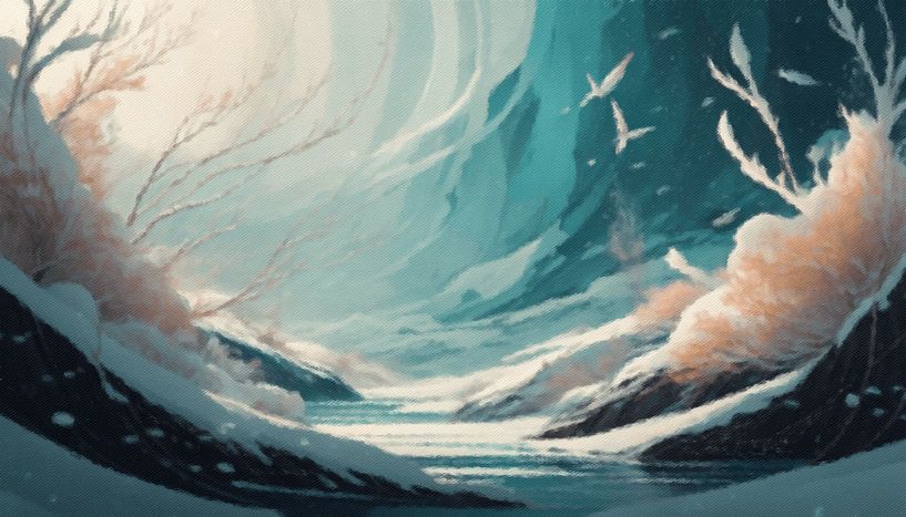 Fantasie Landschaft by Gabriella David