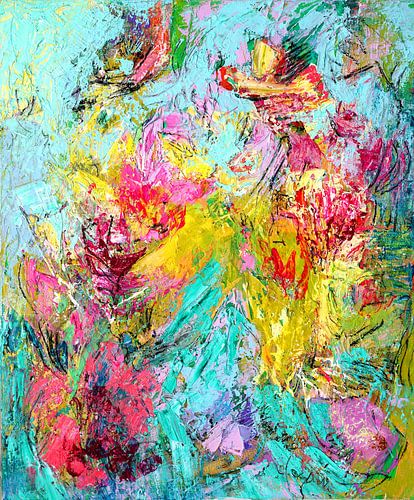 Expressionistisch Kleurrijk Abstract