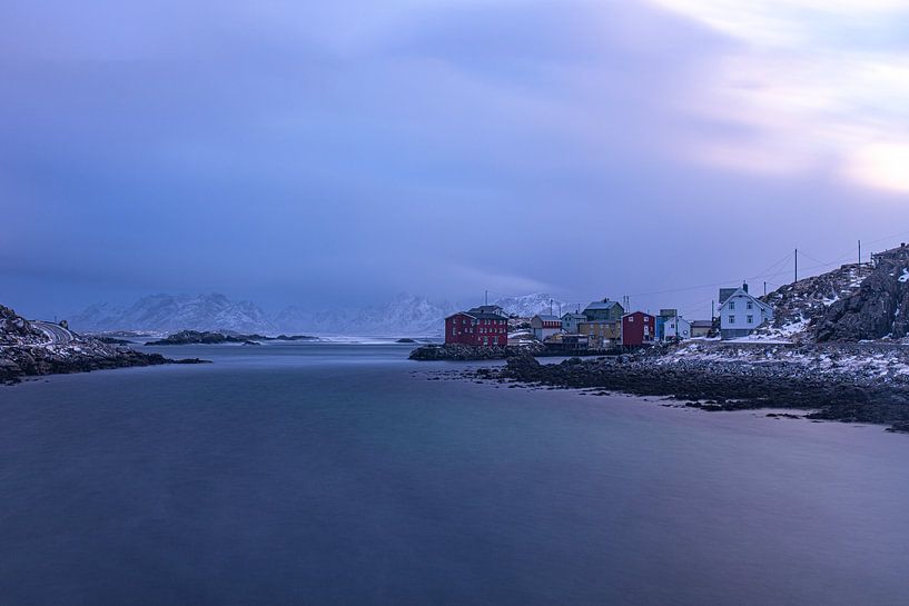 Nyksund in winter by Kai Müller
