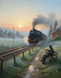 Long Whistle Amid the Morning Dew by Regan Frederick