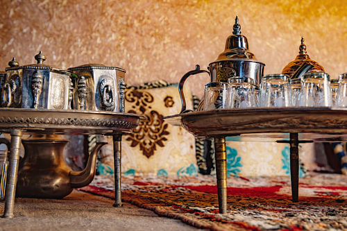 Moroccan mint tea