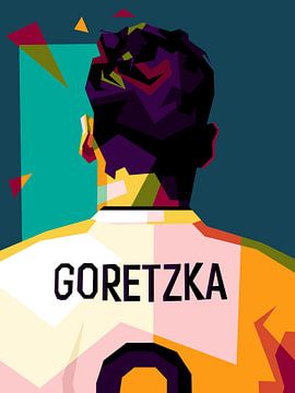 Goretzka in popart by miru arts