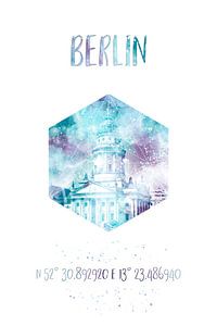 Koordinaten GENDARMENMARKT Französischer Dom | Aquarell